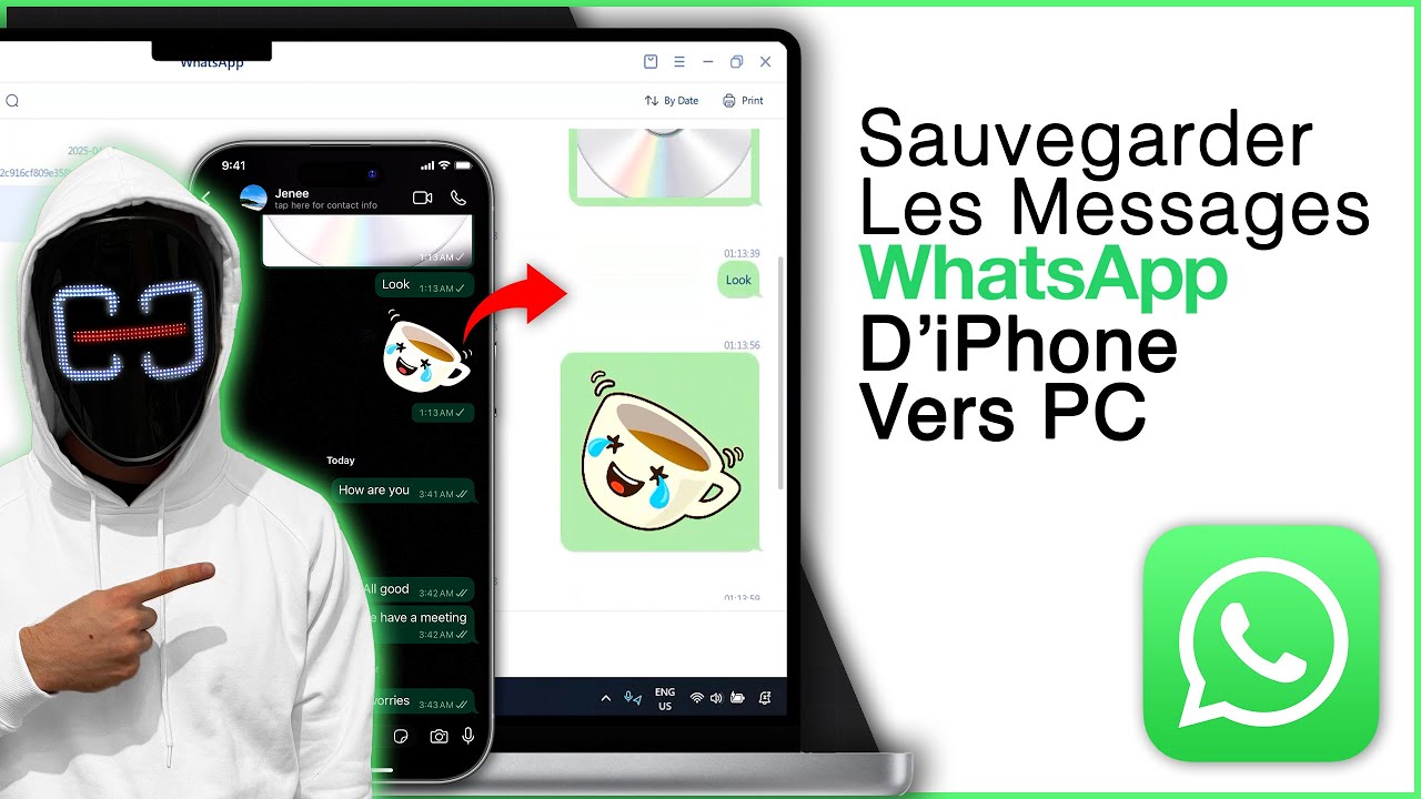 Comment Sauvegarder Les Messages WhatsApp D’iPhone Vers PC ! [2025]