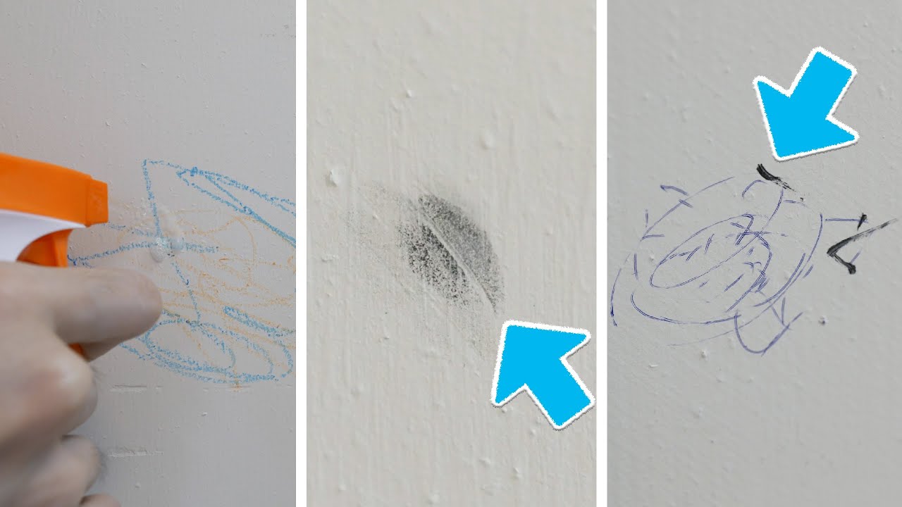 白牆髒了！牆壁黑黑的！有筆漬、污漬和黑印，怎麼辦？5個方法，輕鬆去除所有污漬，就像全新一樣！