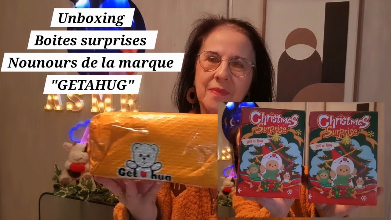 ASMR Unboxing : Boîtes surprises, série Noël 