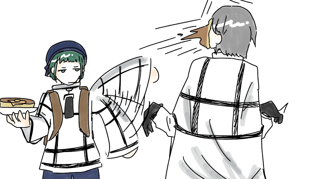 【手描きミルグラム】シドウのパンケーキ