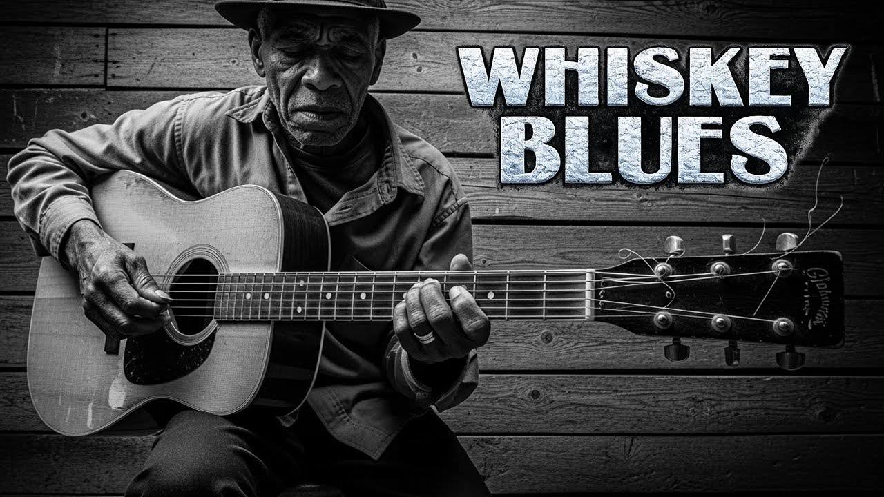 Relaxing Whiskey Blues Music | Slow Whiskey Blues Songs for Midnight Mood