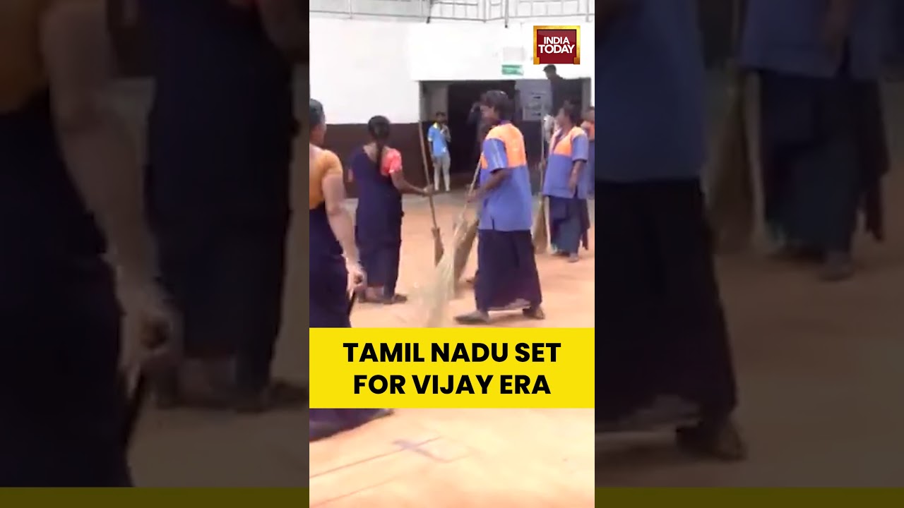 Vijay News: Preparations Underway For Vijay 's Oath-Taking Ceremony In Chennai | Tamil Nadu | TVK