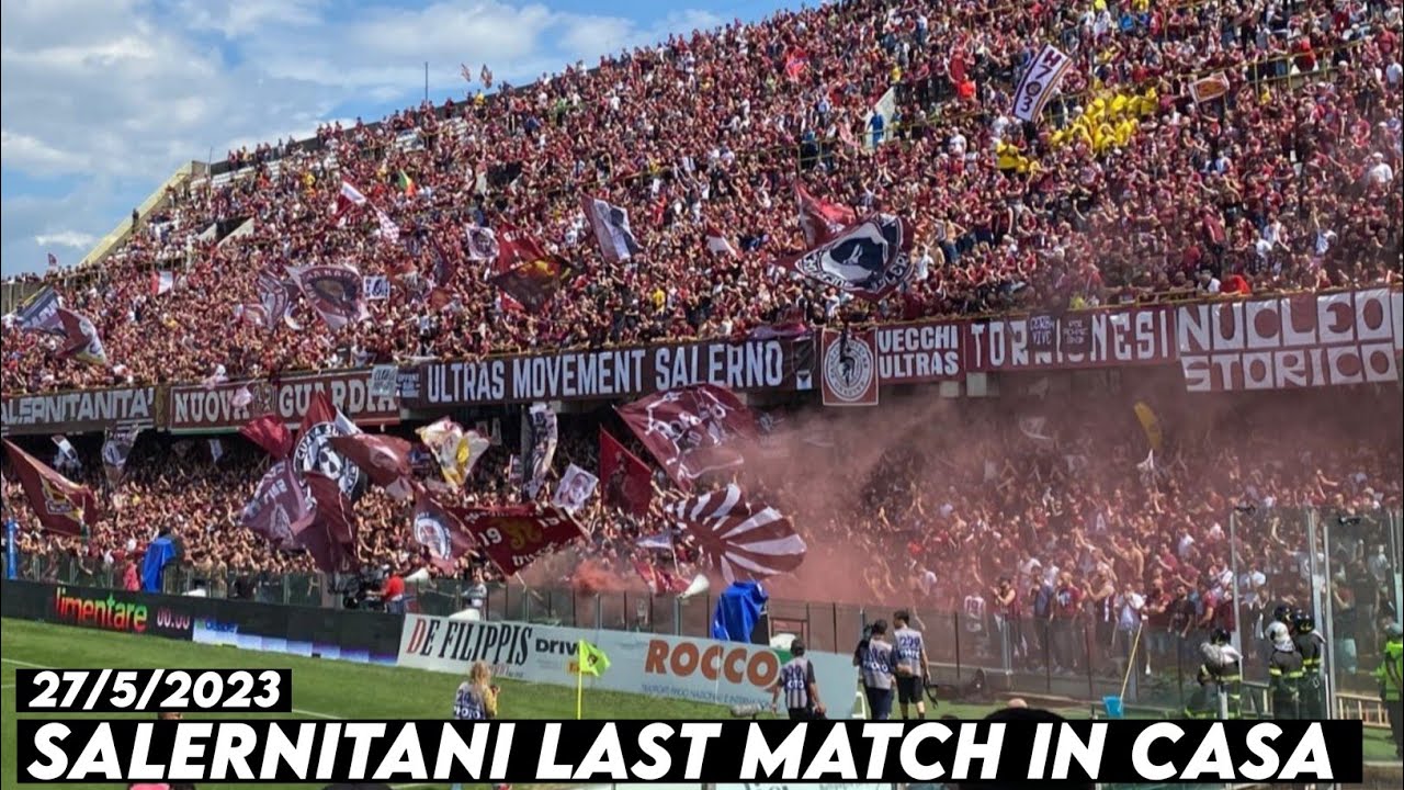 SALERNITANI LAST MATCH IN CASA || Salernitana vs Udinese 27/5/2023
