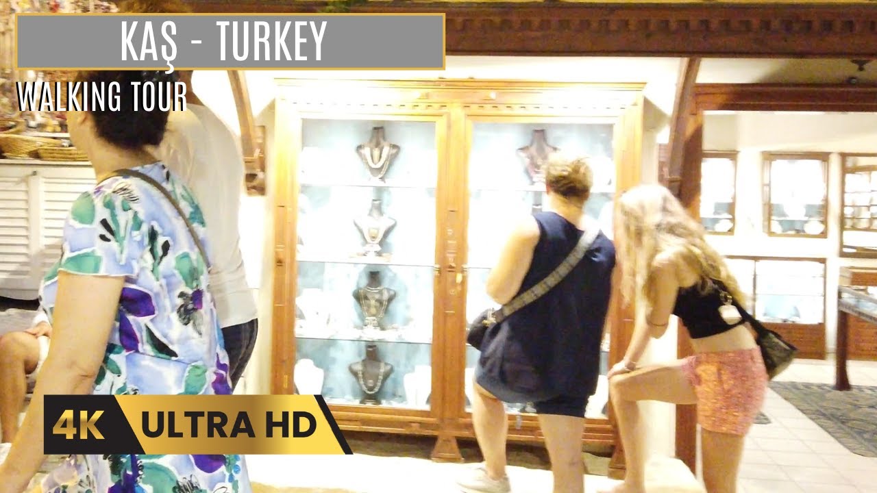 KAŞ, ANTALYA TURKEY WALKING TOUR 4K | Turkey Travel Guide 2023
