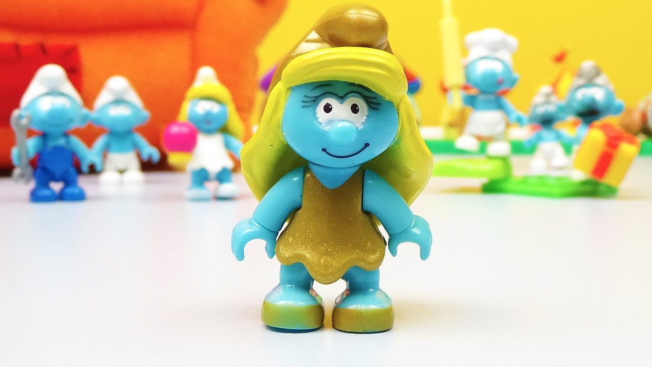 The Smurfs Blind Bags Mega Bloks Kinder Surprise Maxi Egg Smurfette Los Pitufos Pitufina Sorpresa
