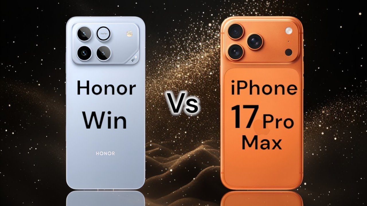 Honor Win Vs iPhone 17 Pro Max|| 🤔من الأفضل 