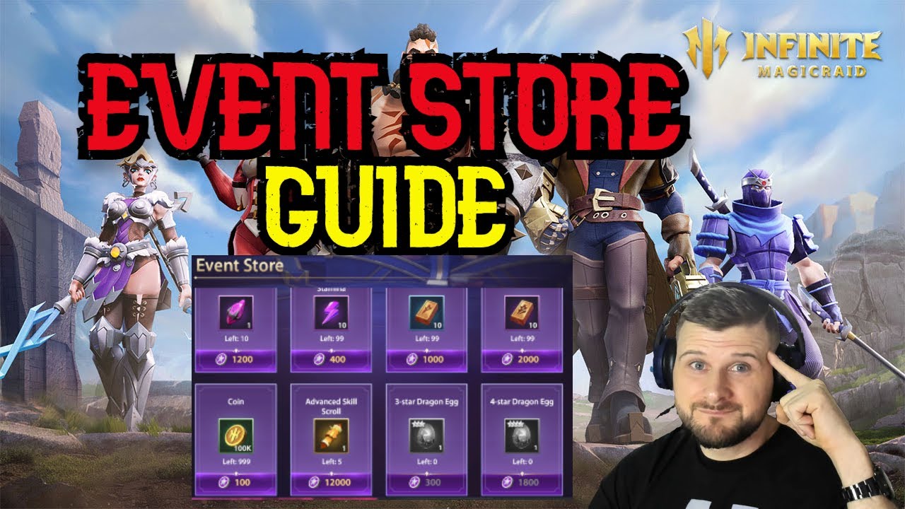 Infinite Magicraid Event and Arena Store Guide