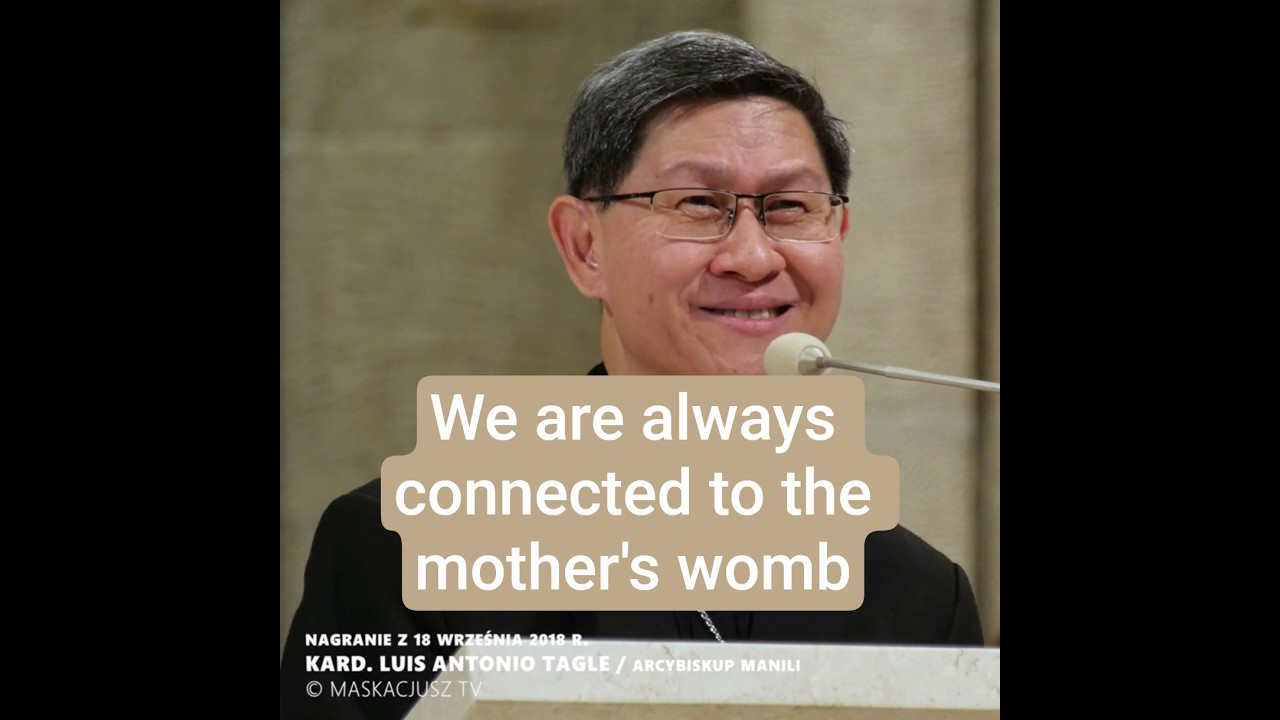 We are always connected to the mother's womb | Cardinal  Luis Antonio Tagle