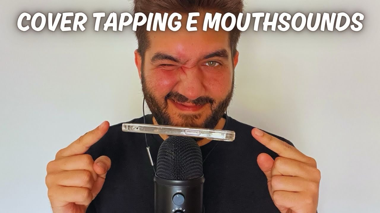 COVER TAPPING e MOUTHSOUNDS ASMR super RILASSANTE 🤤