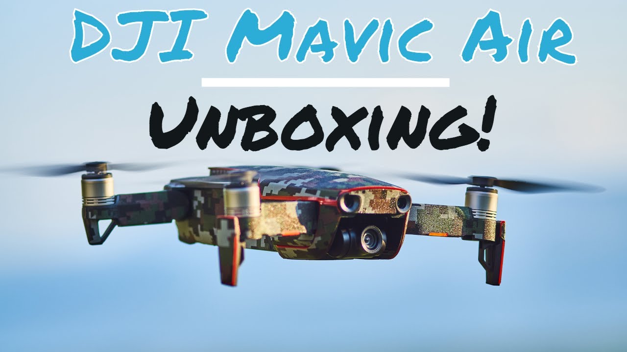 DJI Mavic Air + Fly more combo - Silent Unboxing  E0 - nK&oslash;