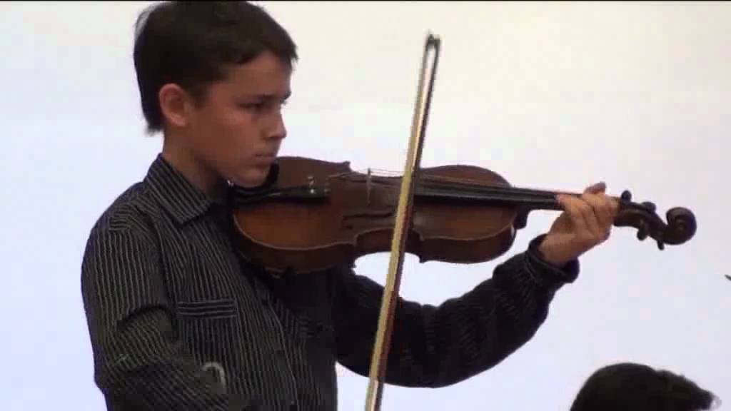 Blake Perryman - Violin - Concerto in D Major by A Vivaldi Op.7 No.12