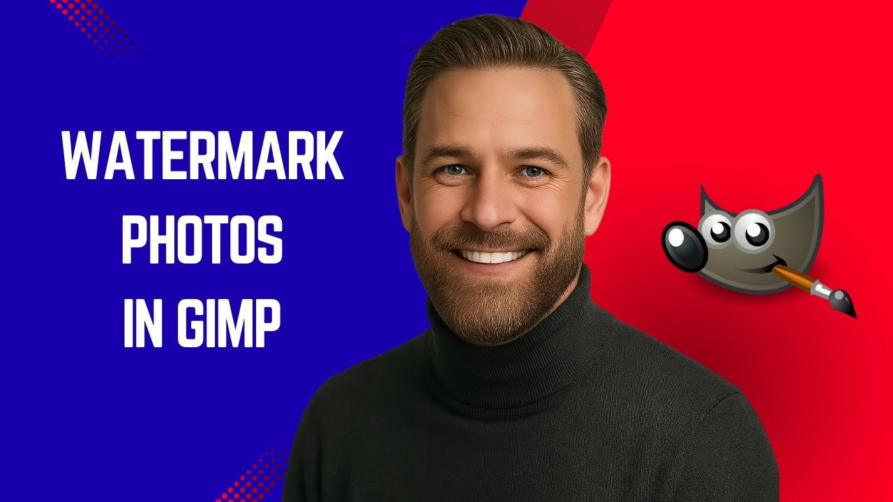 How to Add Watermarks to Photos in GIMP - GIMP Tutorial for Beginners