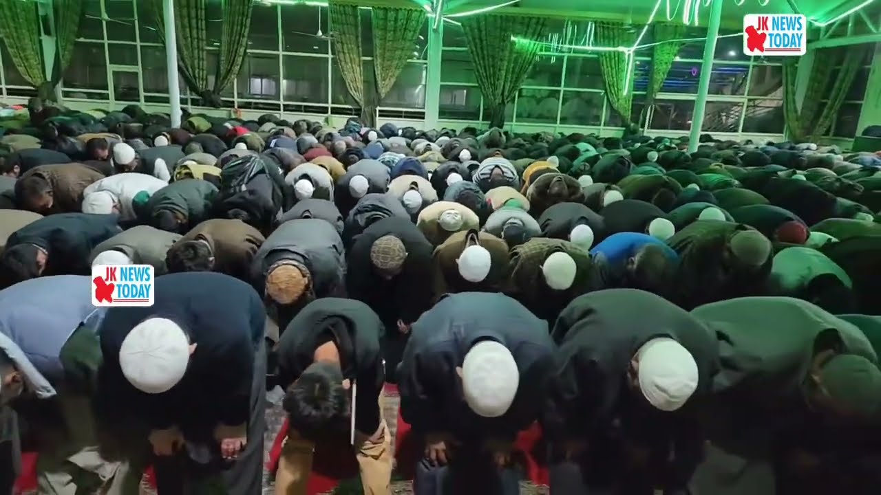 Night- Long Shab-e-Qadr prayers at Hazratbal shrine in Srinagar | JK News Today