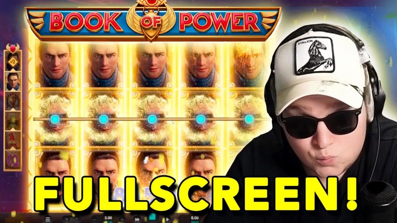 📕 BOOK OF POWER | 🔥 FULLSCREEN BEST SYMBOL