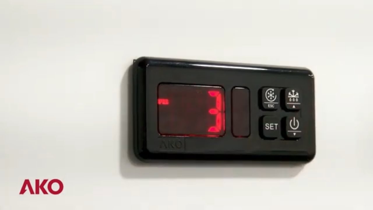 Cómo RESETEAR los parámetros del TERMOSTATO Formato Panel | www.ako.com