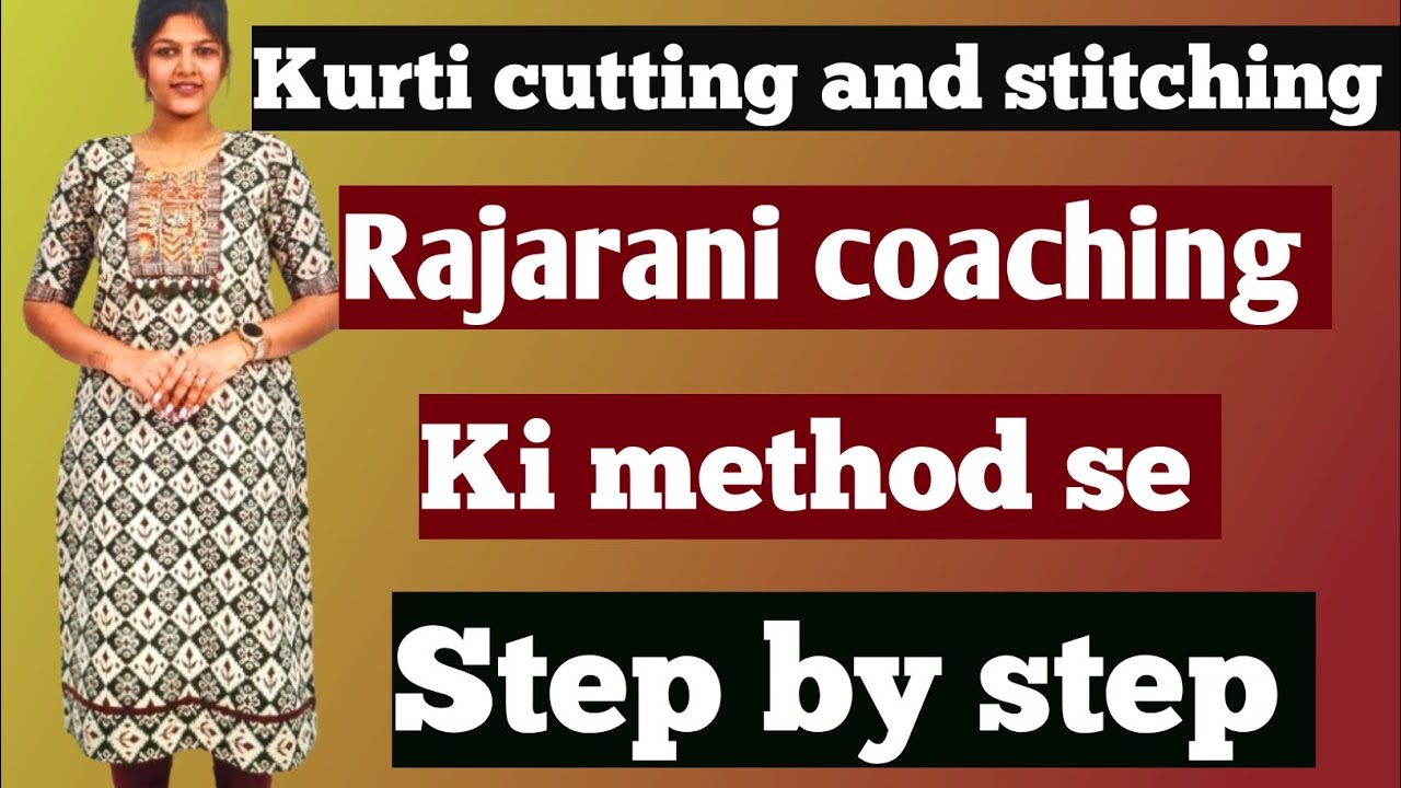 Kurti/Suit cutting and stitching step by step/Rajarani kurti cutting and stitching #priyamg