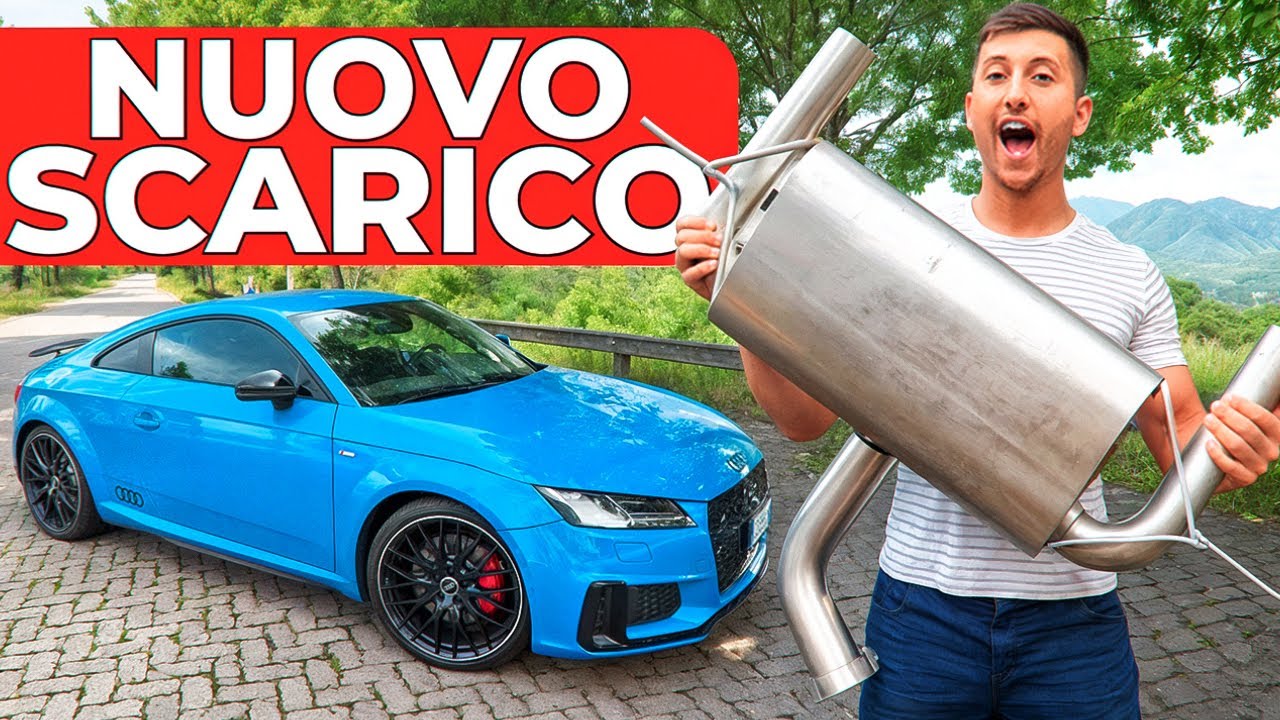 NUOVO SCARICO  per la mia AUDI TT!💥