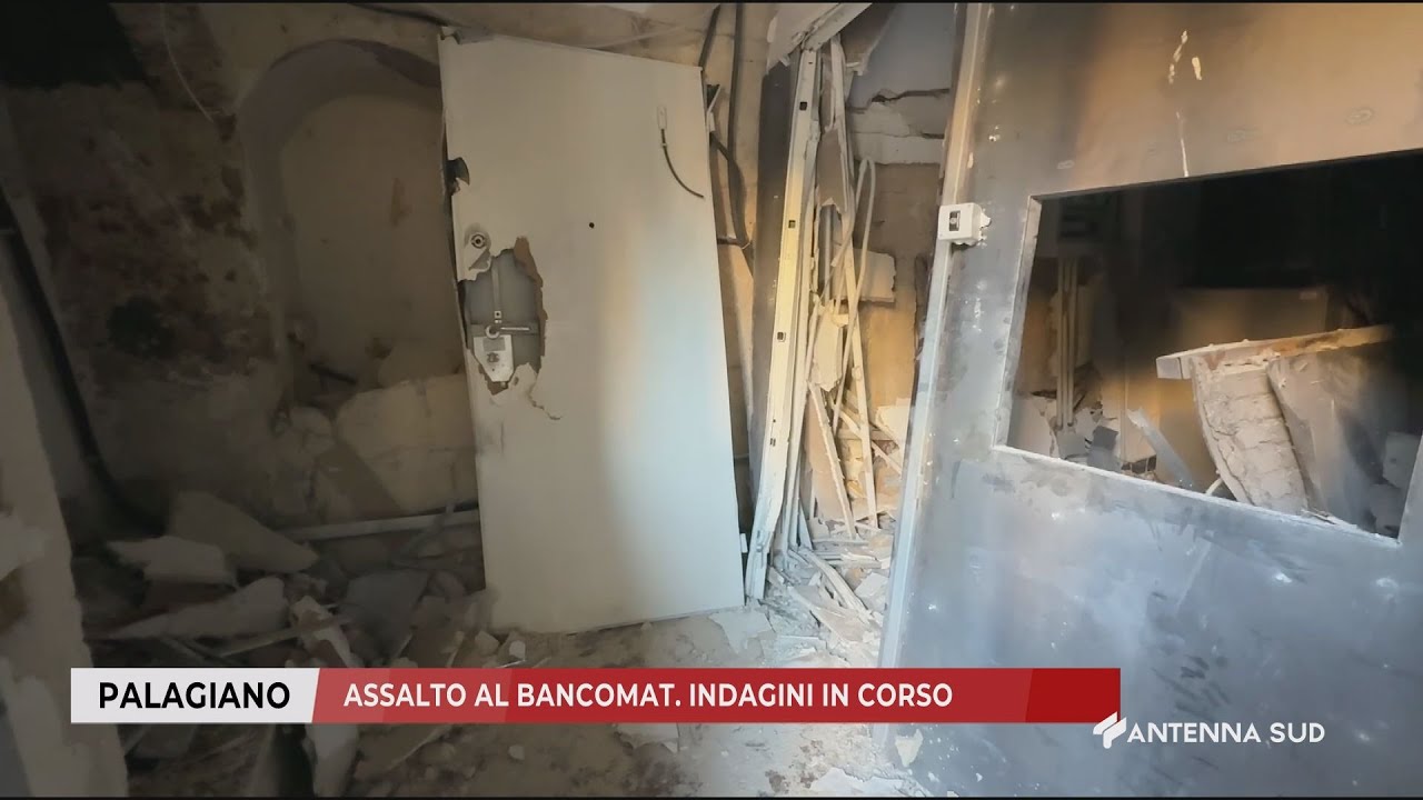 08 DICEMBRE 2025 - PALAGIANO (TA) - ASSALTO AL BANCOMAT. INDAGINI IN CORSO