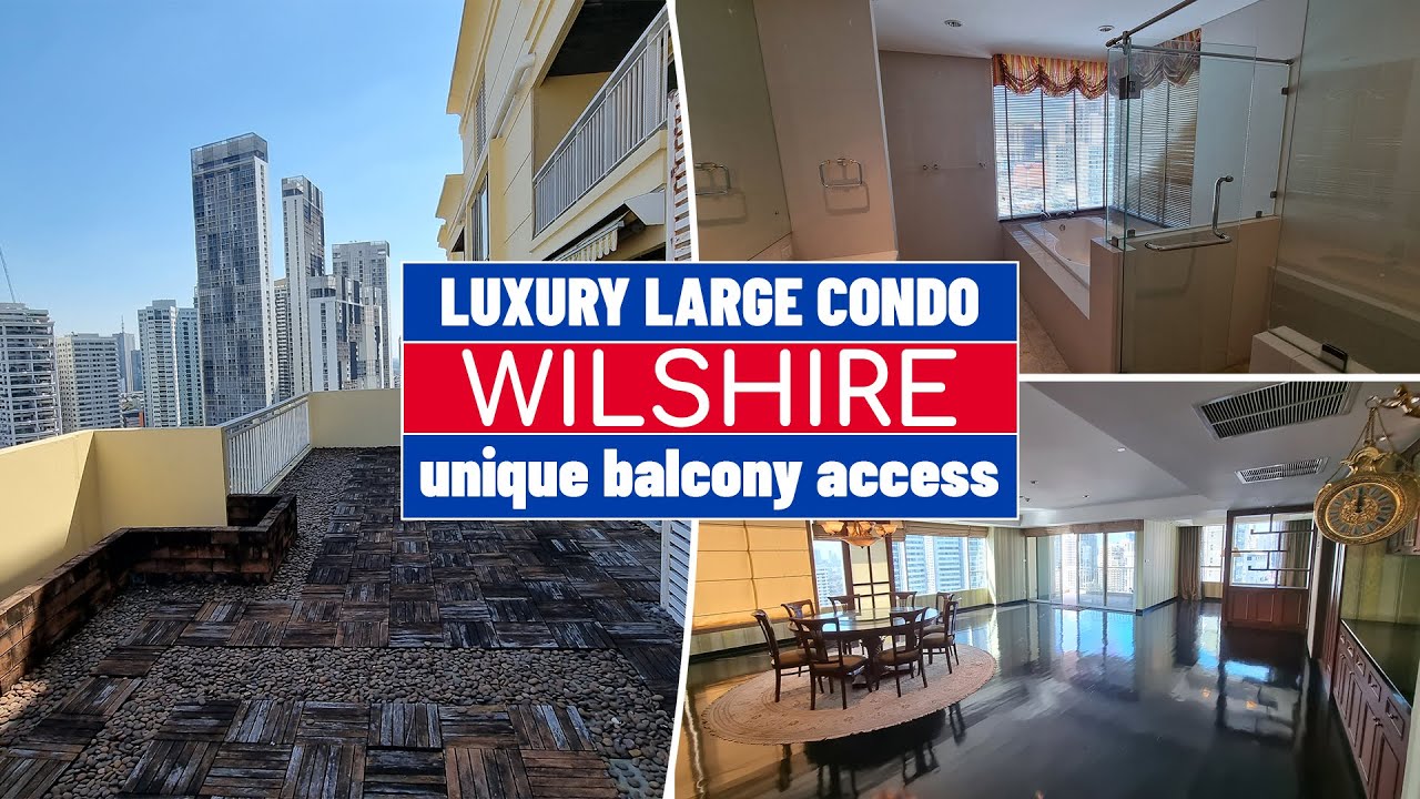 Luxury Condo With Unique Balcony - Bangkok Property Tour