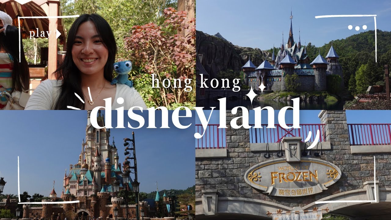 HONG KONG DISNEYLAND VLOG! | world of frozen, food, and a disney christmas (hk day 2)