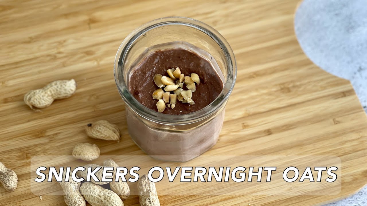 SNICKERS TADINDA YULAF PUDİNG | Snickers Overnight  Oats