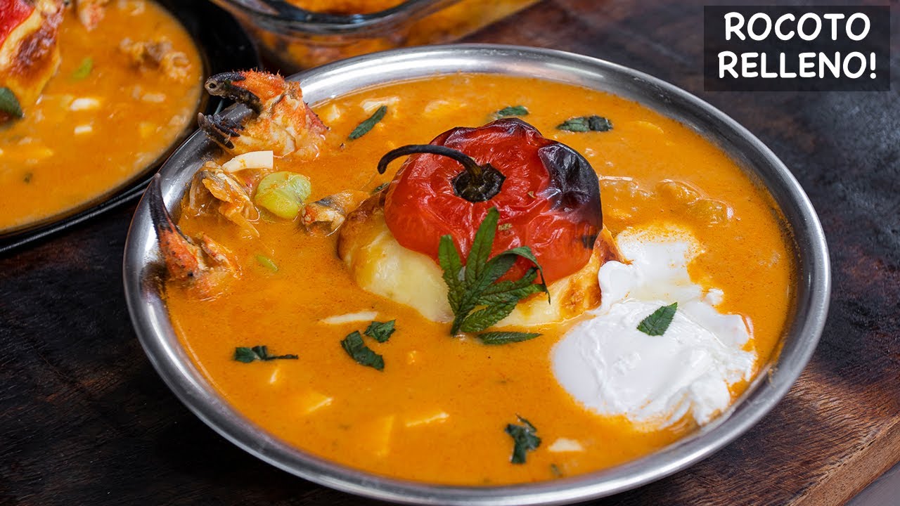 Comida Levanta Muertos con ROCOTO RELLENO!🌶 Facil de Cocinar | Abelca