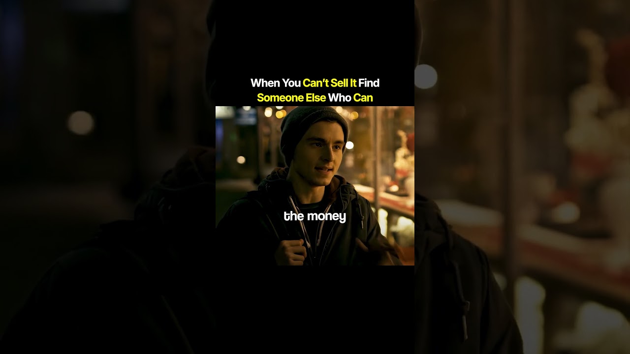 When You Can't Sell It Find Someone Else Who Can