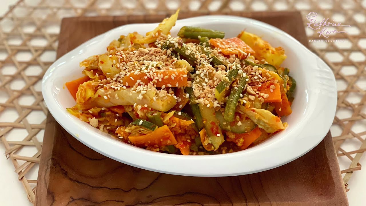 Acar Awak | Mixed Vegetable Acar 阿扎