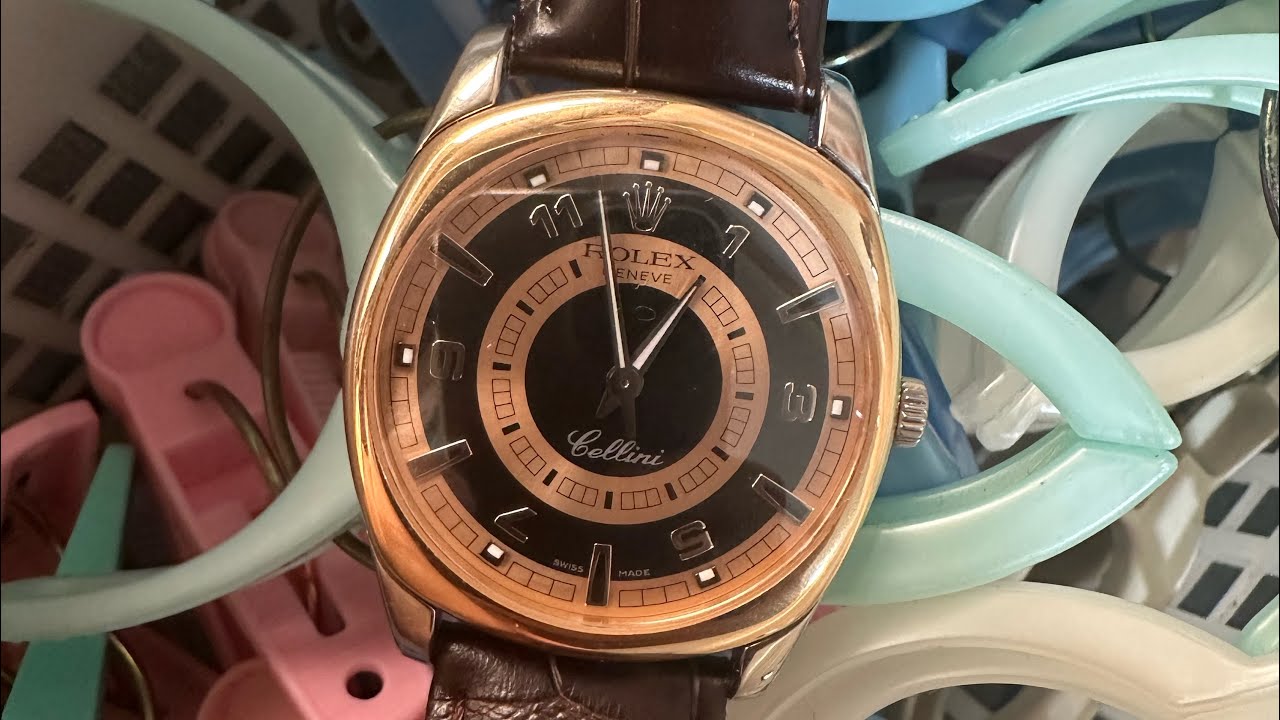 名表TV- 分享Rolex Cellini 4243 白金黃金/雙色面 38MM