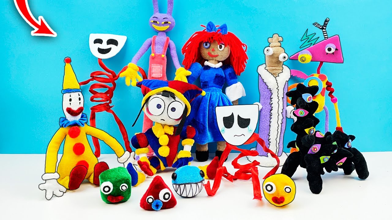 I Made ALL characters the Amazing Digital Circus out of plush ! *How To Make Toys* | Cool Crafts