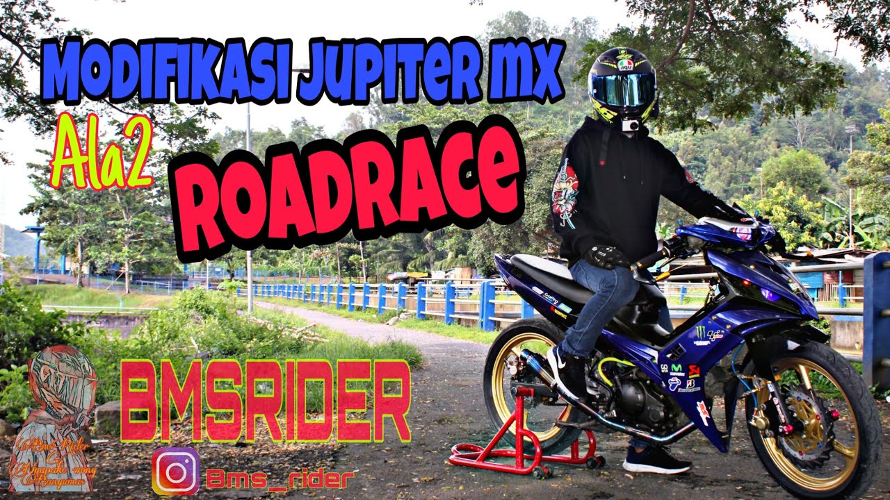 motovlog jupiter mx - modifikasi jupiter mx roadrace