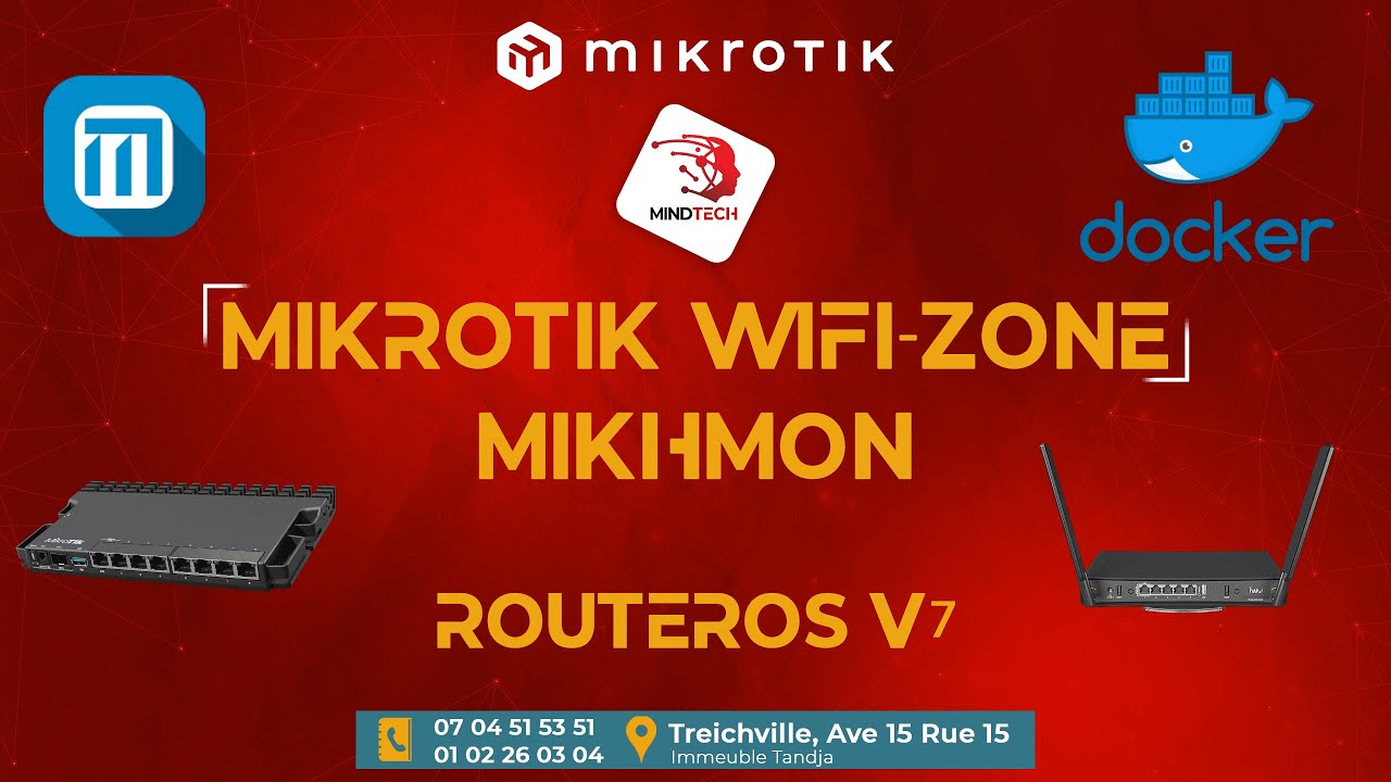 MikroTik Hotspot - API MIKHMON - RouterOS v7 - Docker - MINDTECH