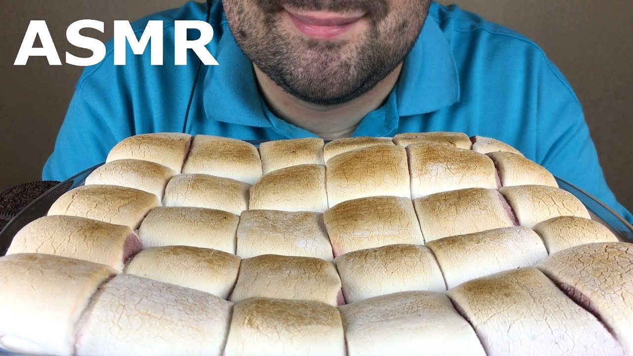 ASMR S'MORES DIP & OREO | BAKED MARSHMALLOW FILLED CHOCOLATE (Eating Sounds) Mukbang NO TALKING