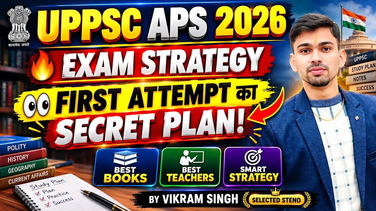 UPPSC APS Exam Strategy 2026 | कम समय में तैयारी कैसे करें? | UPPCS APS NEW VACANCY | 