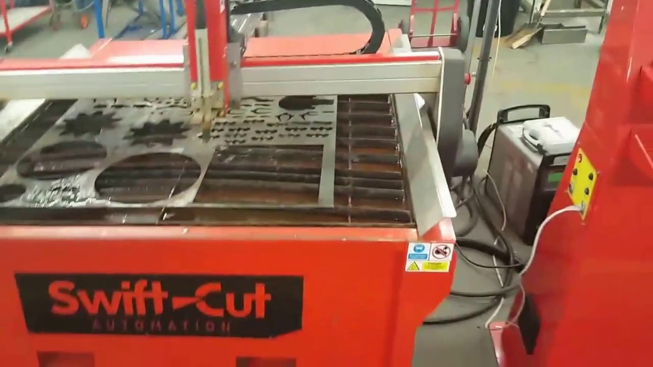 CNC Plasma Table in action in UK