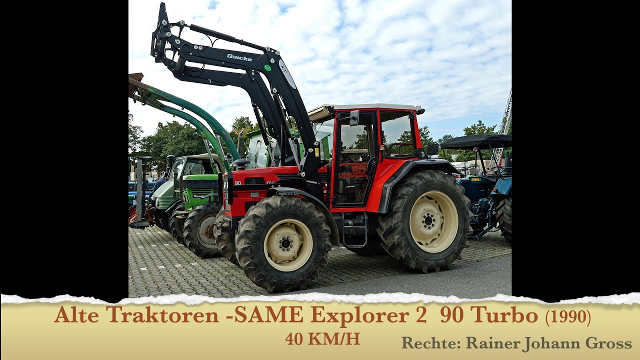 Alte Traktoren - SAME Explorer 2  90 Turbo (1990)40 KM/H