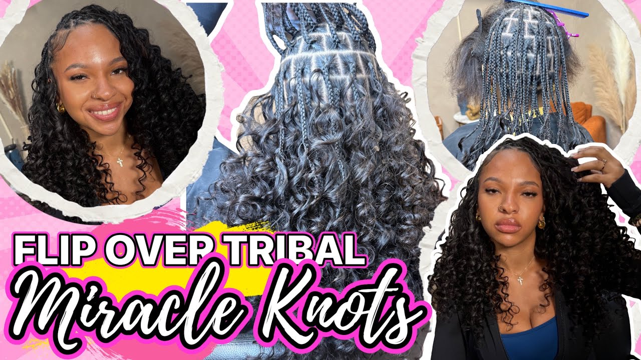Miracle Knot Versatile Tribals on Blunt Ends ft. YWIGS Loose Deep Wave 