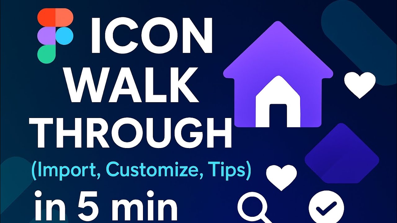 How to Use Icons in Figma | Beginner Tutorial