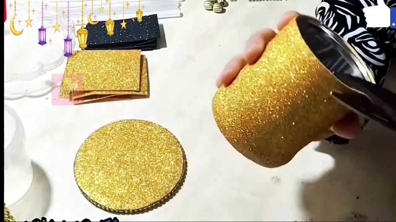 ٣ افكاار سهلة و روعة لرمضان و اعادة تدوير اشياء قديمة من المنزل #craft #handmade 