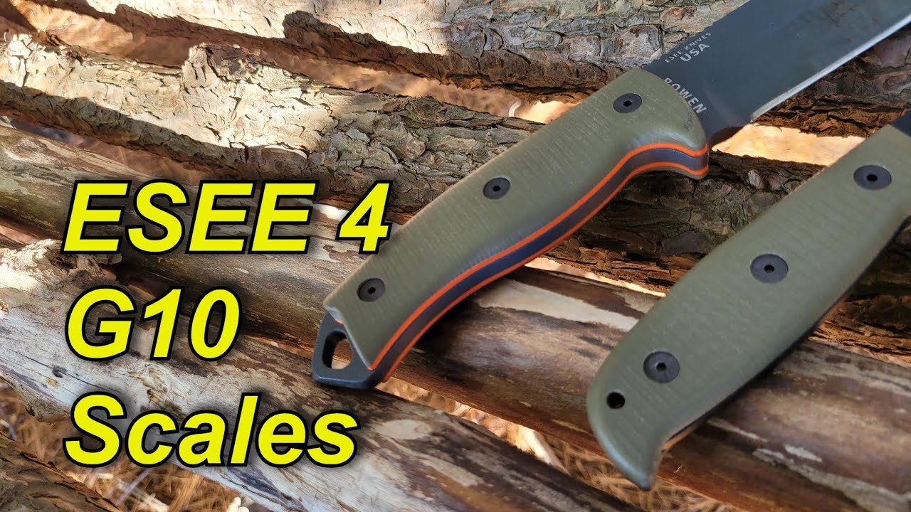 ESEE 4 G10 Scales from The Knife Connection