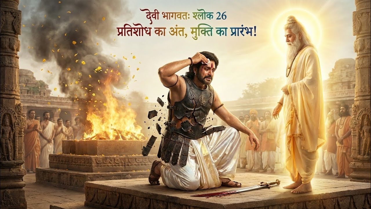 देवी भागवत महापुराण श्लोक 26: संसार के बंधनों से मुक्ति का अंतिम गुप्त मार्ग! #DeviBhagwat #Shloka26