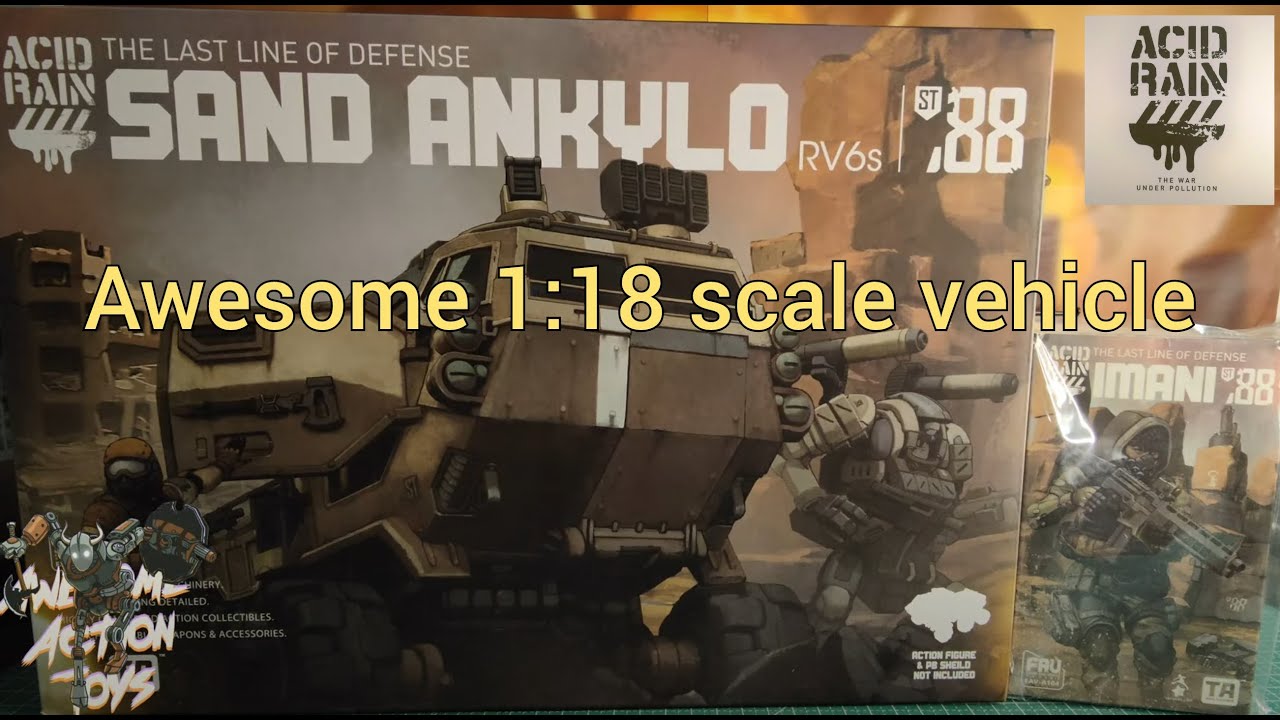 Acid Rain World Sand team st88 Имани и Анкило RV6s фигурка + транспортное средство в масштабе 1:1...