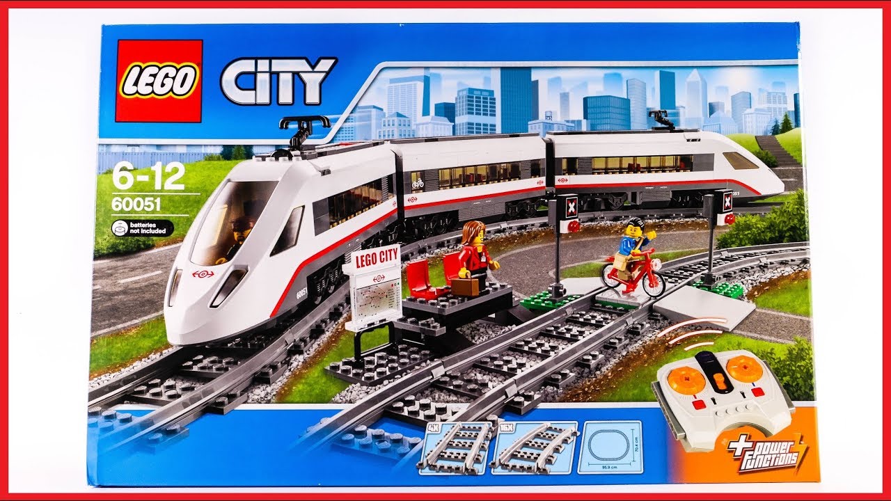 LEGO 60051 City High-Speed Passenger Train Speed Build