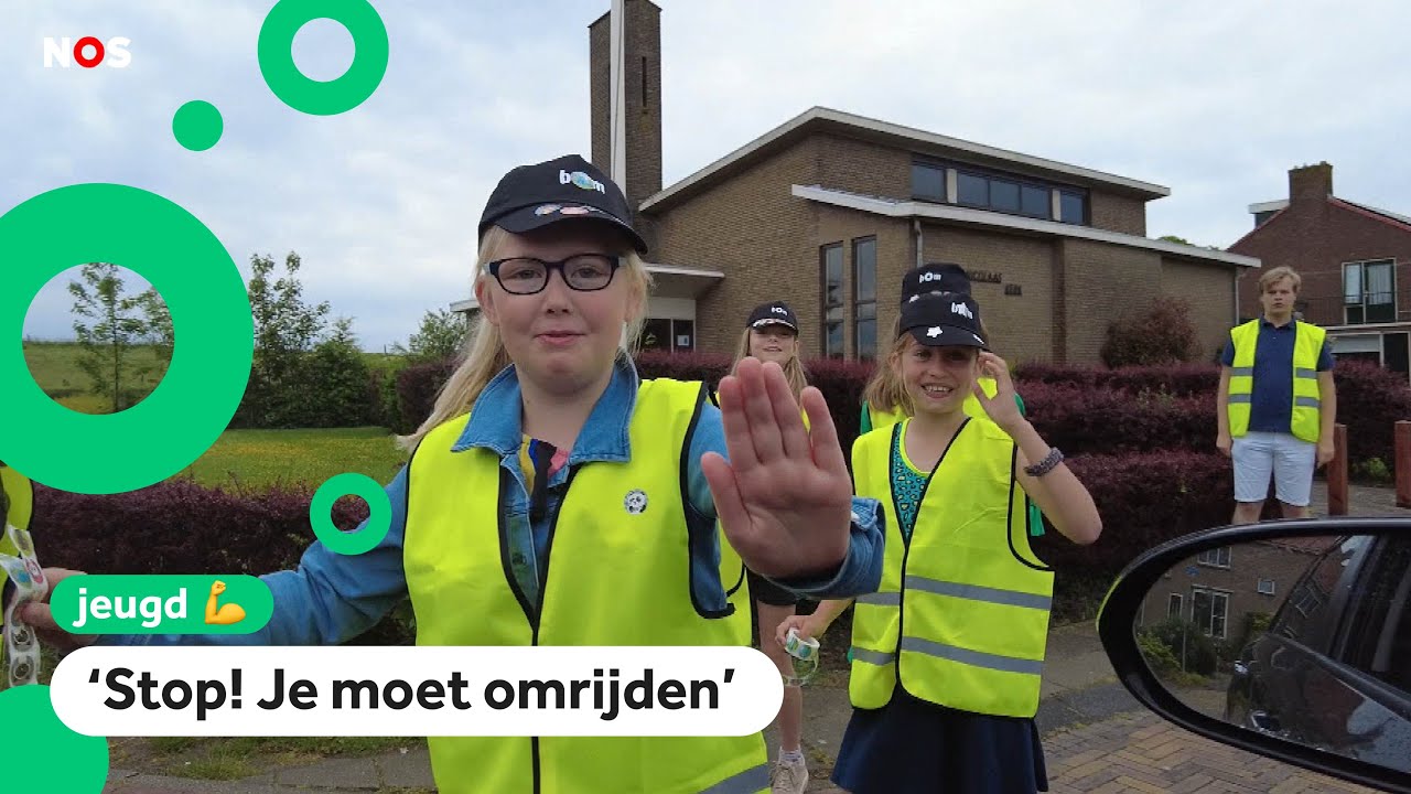 Gevaarlijk bij school? Deze kinderen regelen het verkeer zelf!