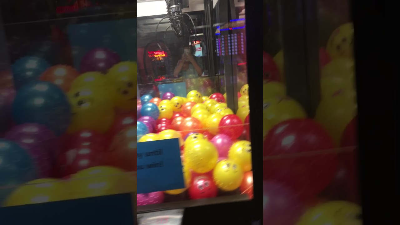 We broke the claw machine