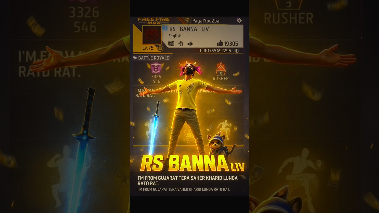 Free fire profile trend edits 🔥 how to edit FF profile from chatgpt #profileedit​  #trend​ #chatgpt​