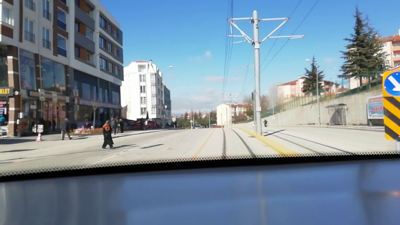 Osmangazi Çankaya tramvay hattı eskişehir