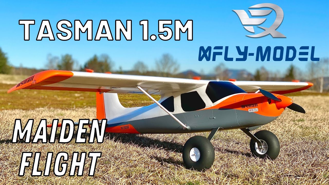 XFly-Model Tasman 1500mm STOL | MAIDEN & FLIGHT REVIEW (English/Français) 4K #xfly #stol #rcplane