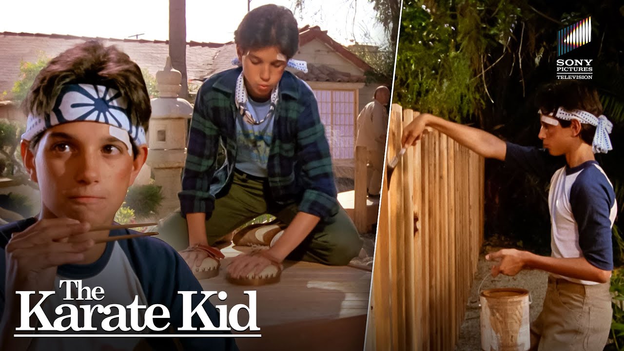 Dainel Trains His Wrists | The Karate Kid (1984)