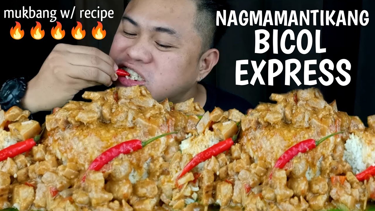 NAGMAMANTIKANG BICOL EXPRESS | MUKBANG WITH RECIPE | MUKBANG PHILIPPINES